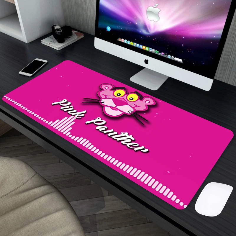 

The Pink Panther Large Mouse Pad Keyboard 3d Pc Gamer Complete Carpet and Extended Mats Cabinet Desk Mat Deskmat for