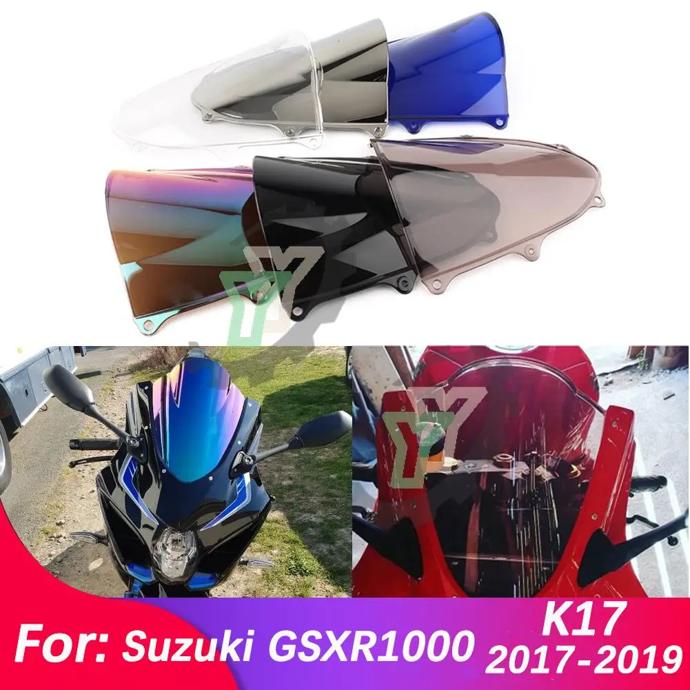 

Ветровое стекло GSX1000R GSXR1000 cafe racer для мотоцикла, ветрозащитный экран для Suzuki GSXR 1000/GSX 1000R K17 2017 2018 2019