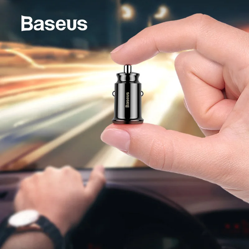 Кабель для зарядки в автомобиле Baseus мини USB быстрая зарядка 3 1 А мобильного