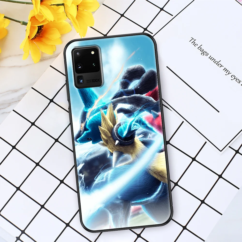 

Cartoon Pokemones Cute Phone case For Samsung Galaxy Note 4 8 9 10 20 S8 S9 S10 S10E S20 Plus UITRA Ultra black tpu bumper 3D