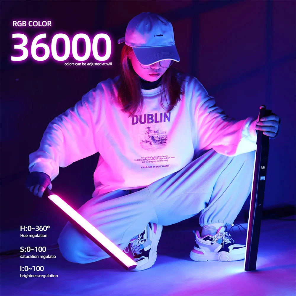 Портативная светильник лочка SOONPHO P20II 2500K-8500K со встроенным аккумулятором RGB CRI95 и
