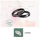 Lxxwtz металлические плашки свадебное любовное кольцо Брак Обручальное трафарет на кольце DIY Записки бумажный альбом 2020 Новый