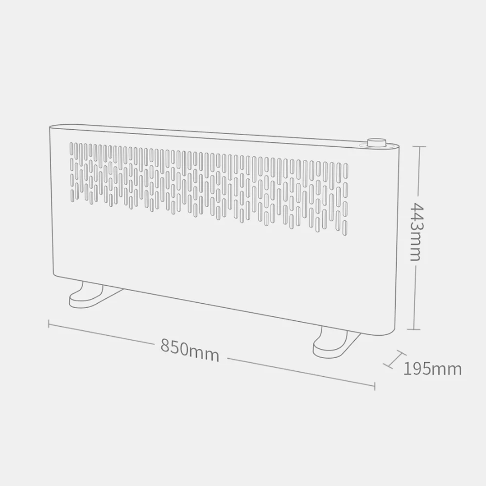 Xiaomi Youpin электрический обогреватель зимний теплый регулируемый механизм положение быстрый нагрев длительная постоянная температура 220 в 2000 Вт
