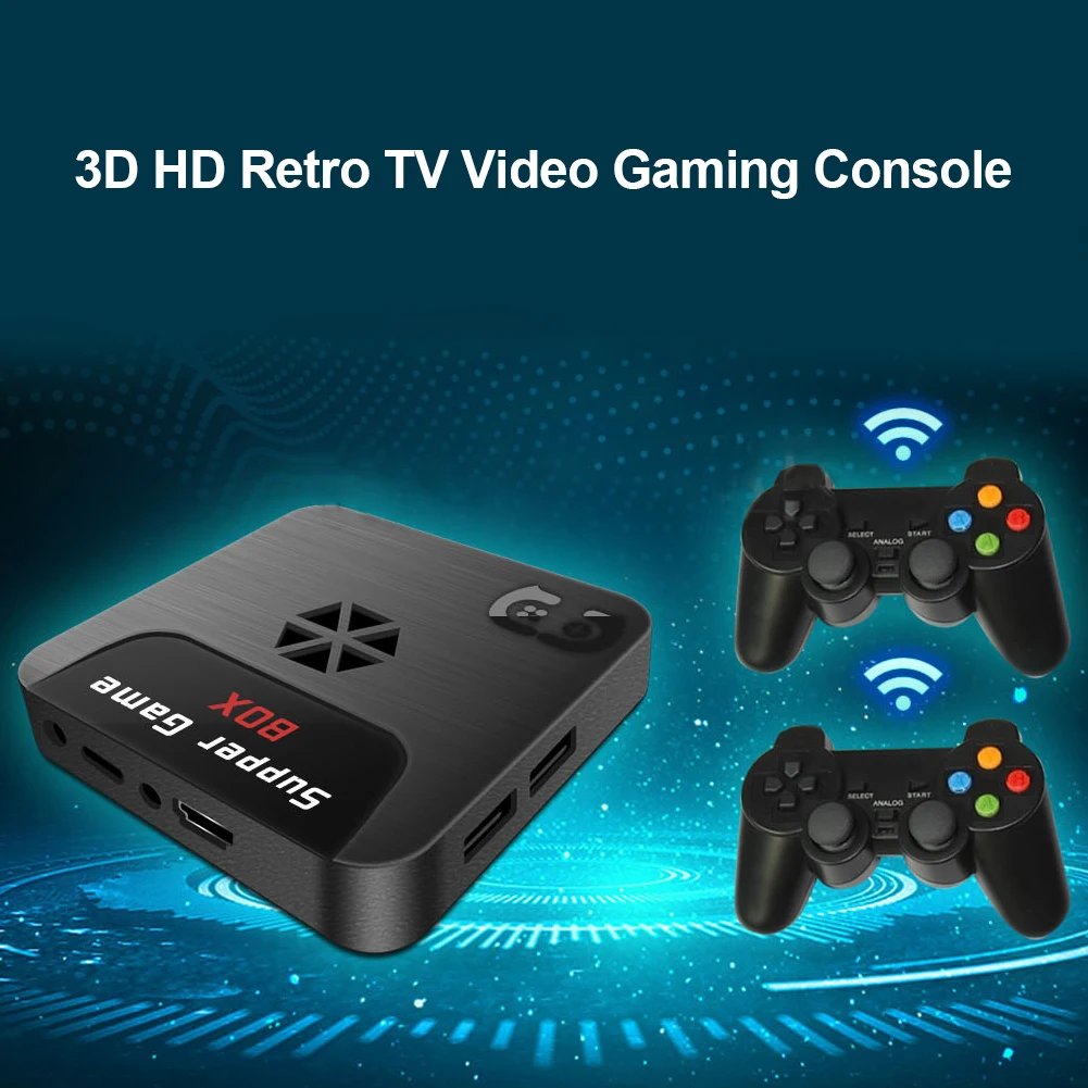 

Игровой контроллер 3D HD для Ретро ТВ 9000, 2,4 + игр, игровая видео приставка G, сборка классической видеоручки для PSP PS1