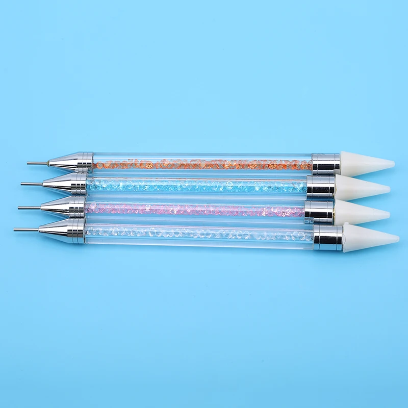 Женская двухсторонняя ручка для рисования и точечного дизайна ногтей
