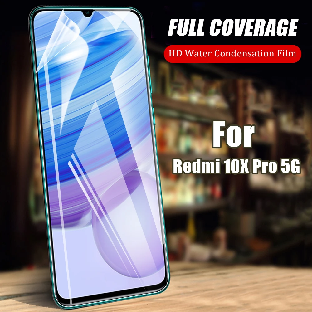 

Мягкая Гидрогелевая пленка для Xiaomi Redmi 7 8 9 10, полное покрытие, Защита экрана для Redmi 10, 10X, 9, 9A, 9C, 8A, 7A, мягкая пленка, не стекло