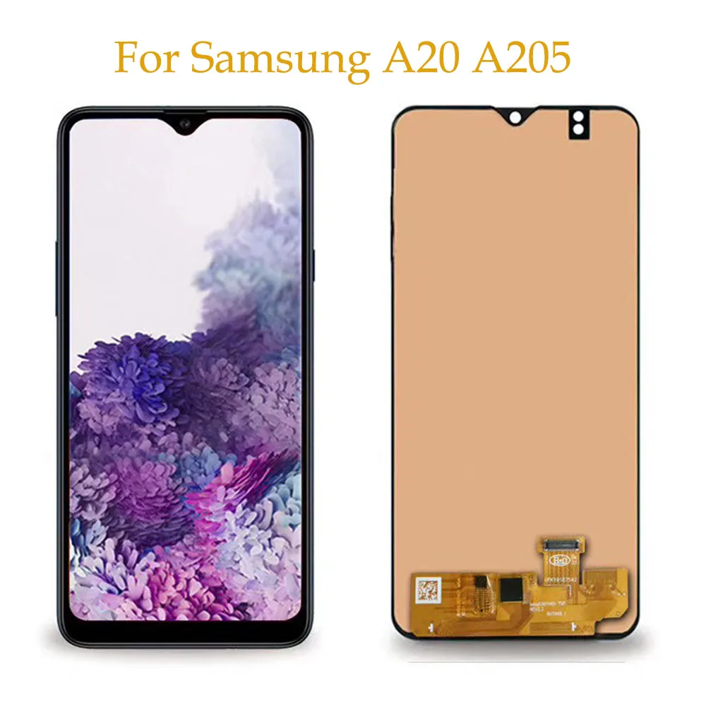 

A20 Incell Lcd For Samsung A20 A205 Lcd Display Touch Screen Digitizer Assembly SM-A205F A205F A205U A205G A205GN Lcd Screen