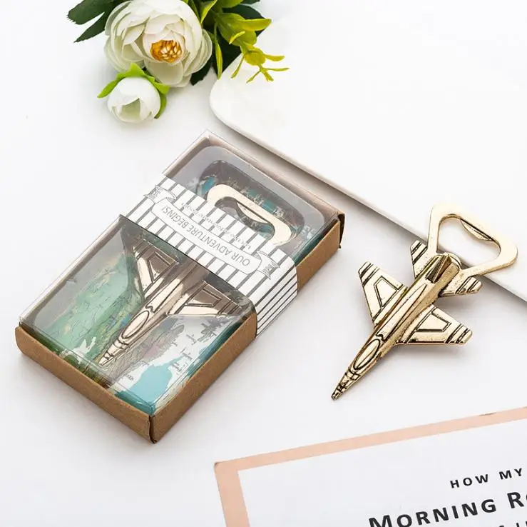 Позвольте приключению начать самолет открывалка для бутылок сувенир открывалки