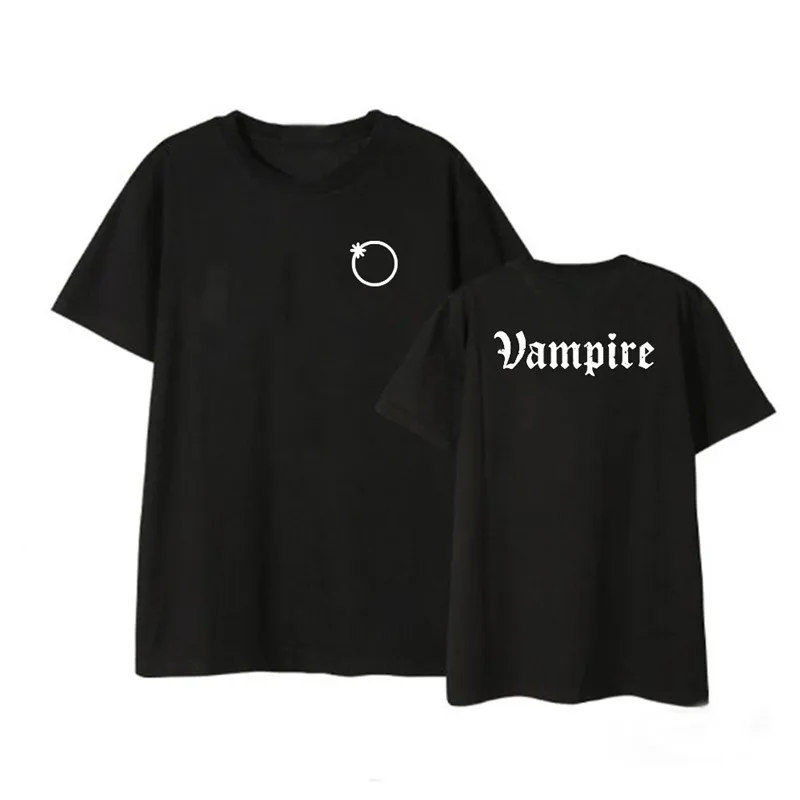 Kpop IZONE Vampire Album t shirts Hip Hop Casual Loose Clothes T-shirt Short Sleeve Tops | Женская одежда