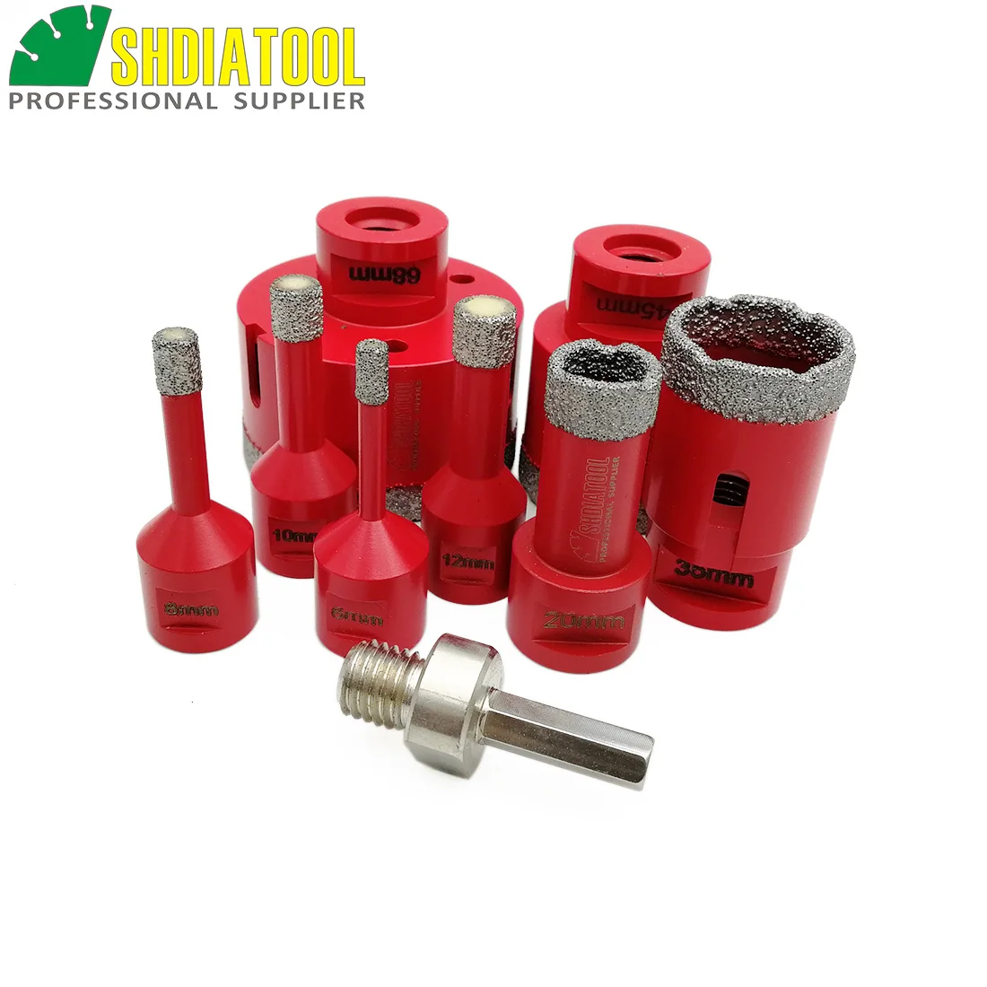 Коронка керамическая SHDIATOOL вакуумная насадка с алмазным напылением для