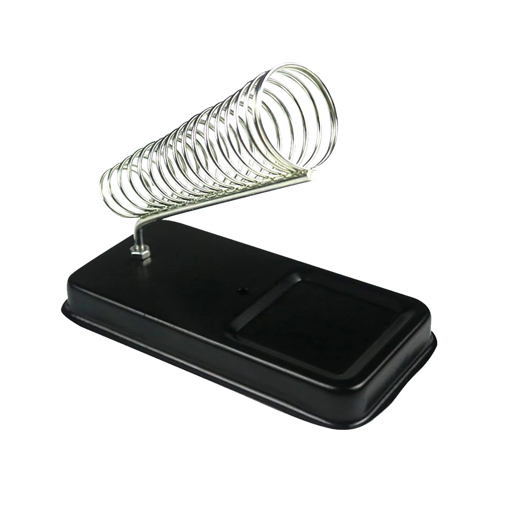 

Durable Soldering Iron Stand with Sponge, Easy to Use Metal Support Stand Repair Tool Kits General High Temperature Stand Tools