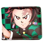 Аниме Демон Истребительница Kimetsu без Yaiba Tanjiro камадо мужское портмоне Короткие Кошелек с отделением для монет, держатель для карт