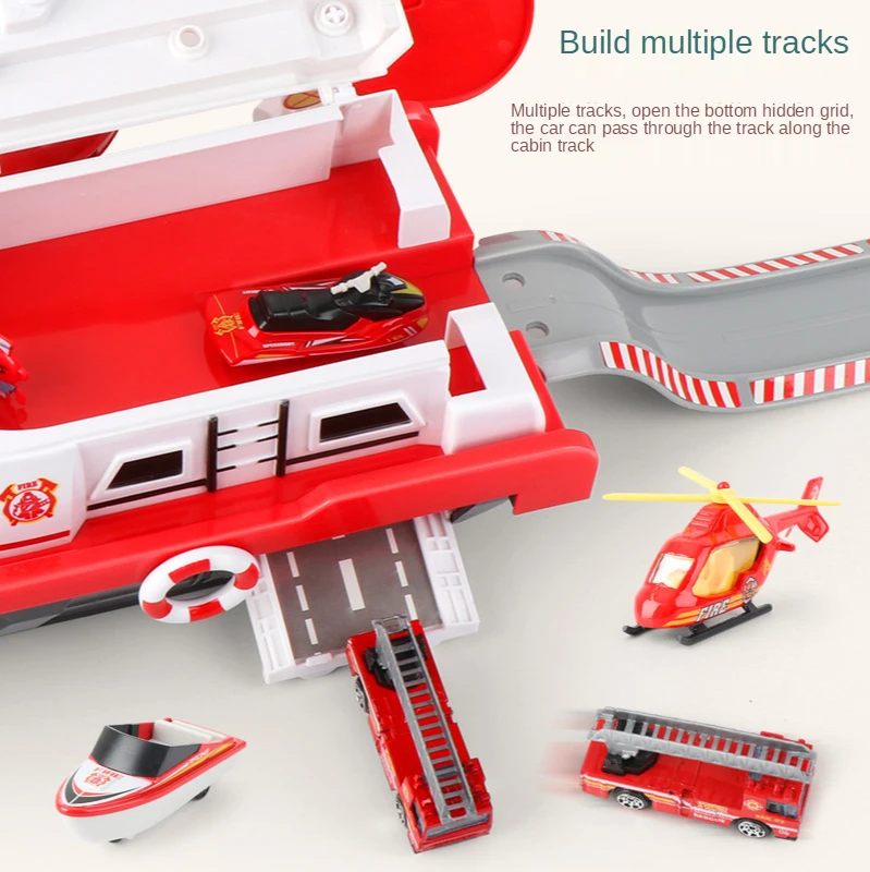 

Kids Fleet Car Model Toy Music Story Sound Light Button Lightweight Simulation Track Vessel Ship Model Parking Toy for Kids Boy