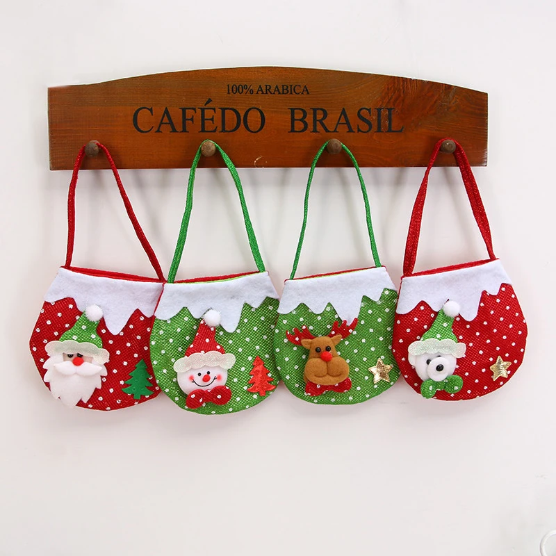 Подарочная сумка с фруктами Рождественская рождественский подарок конфетная