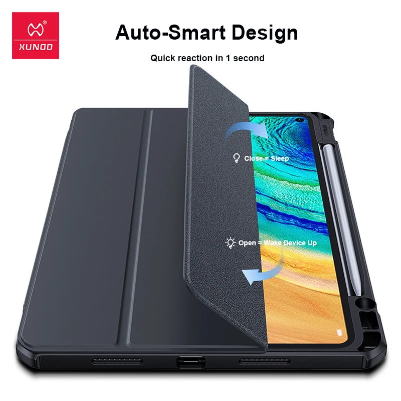 Кожаный чехол для планшета ipad Air 4 2020 10 9 XUNDD защитный прозрачный iPad | Компьютеры и