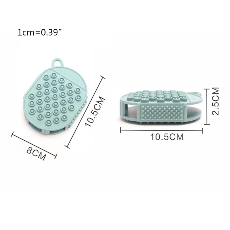 

Q9QF Bath Brush, Body Scrubber for Use in Shower, Exfoliating Body Brush, Premium PVC, Body Massager/Brush, Easy to Clean