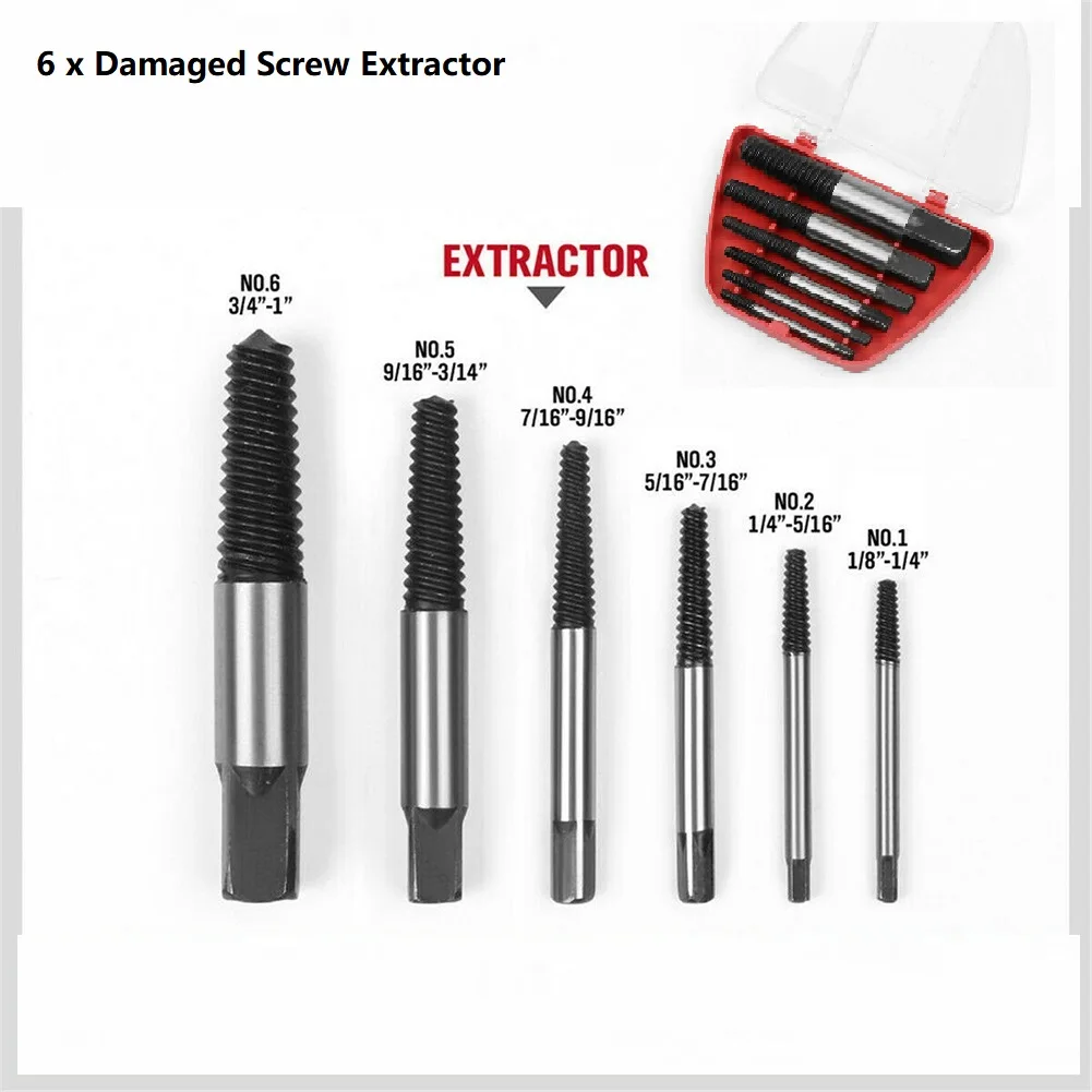 

Guide Screw Extractor Broken Damaged Bolt Drill Bits Remover tool Metric