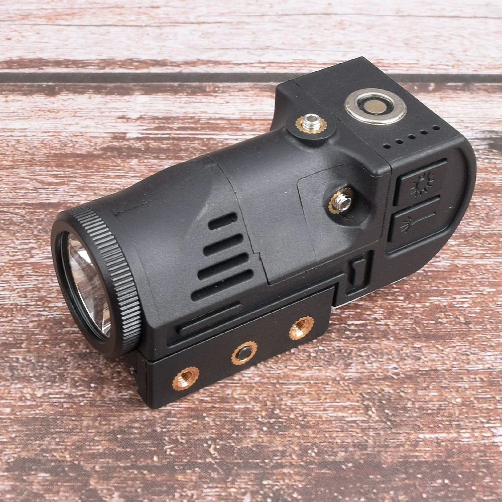 

New Magnetic Charging Internal Green Laser Sight & Flashlight Laser Combo With Rechargeable Battery Inside,Used For Most Of Hand
