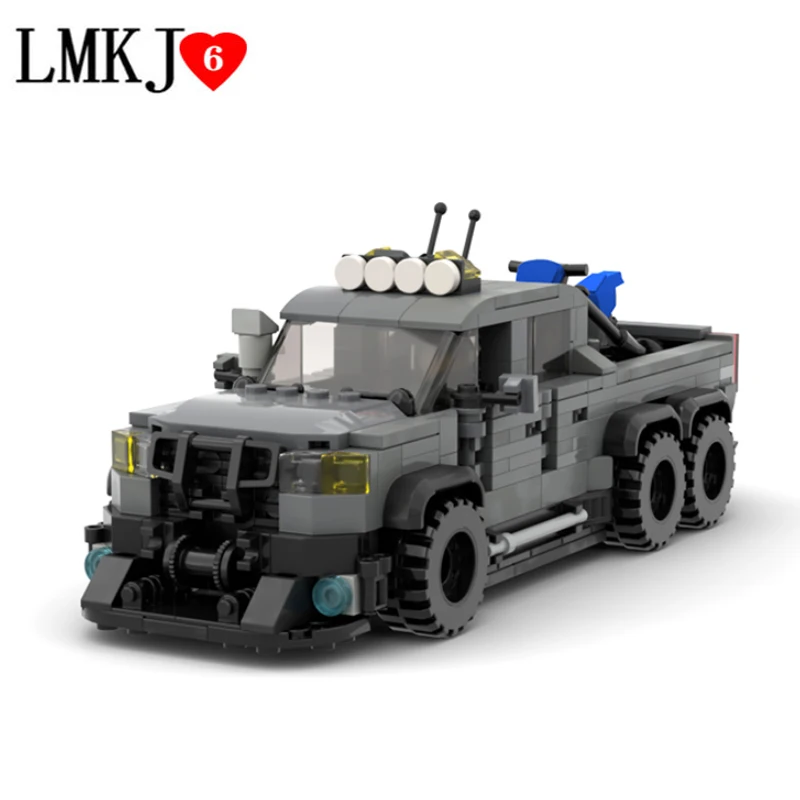 

Пикап-автопикап Raptor с максимальной скоростью 60 секунд, Классический конструктор Moc, детские строительные блоки, игрушка в подарок, высокоте...