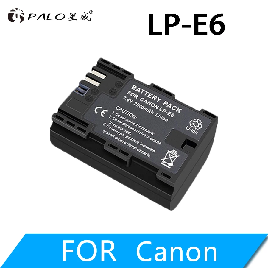 Аккумуляторы для фотоаппаратов PALO Canon LP-E5 LP-E6 LP-E8 LP-E10 lp e5 e6 e8 e10 e12 e17 | Электроника