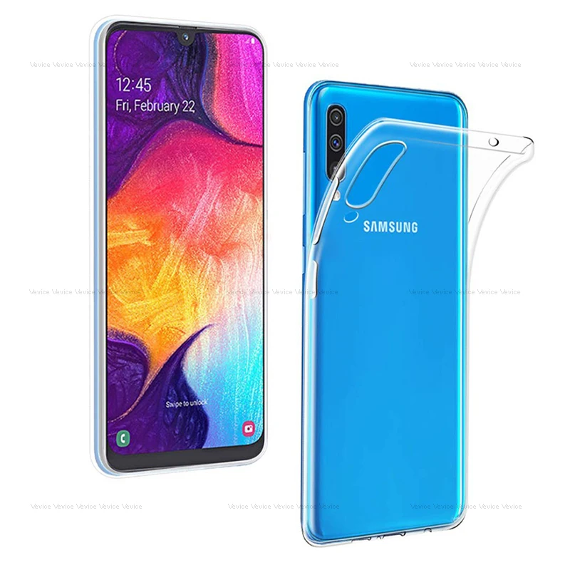 Прозрачный мягкий чехол из ТПУ для Samsung Galaxy A30 A40 A50 A60 A70 A80 M40 M30 M20 S8 S10 S9 Plus Note 10 Pro 8 9
