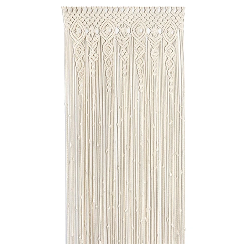

Boho Door Hanging Curtain Wall Hanging Curtain Woven Tapestry for Apartment Bedroom Living Room Ornament