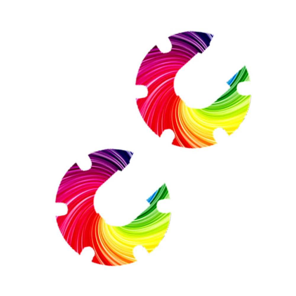 

1 Pair Scooter Wheel Stickers Waterproof Motor Protective Decals 12x12cm Front Wheel Sticker for Xiaomi M365/1s/pro2