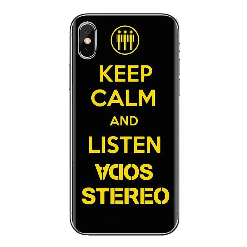Soda Stereo Argentine band Logo Soft Transparent Cases For Samsung Galaxy S3 S4 S5 Mini S6 S7 Edge S8 S9 S10 Plus Note 3 4 5 8 9 |