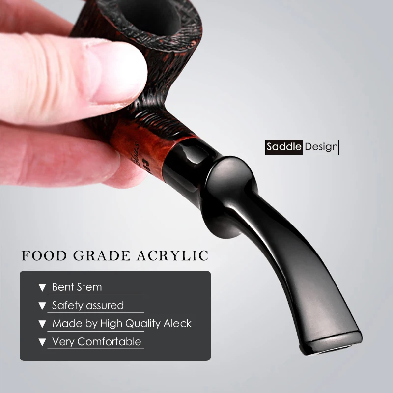 Классические трубки для курения из бриара с бесплатным набором для курения, подходят для активных угольных фильтров 9 мм. Бесплатная доставка.