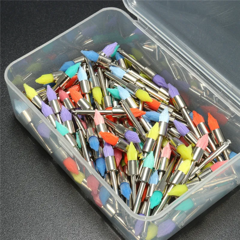 

100pcs/box Dental Teeth Polish brush Small Flat Polishing Polisher Prophy Brushes Dentist Products Tooth whitening Tools