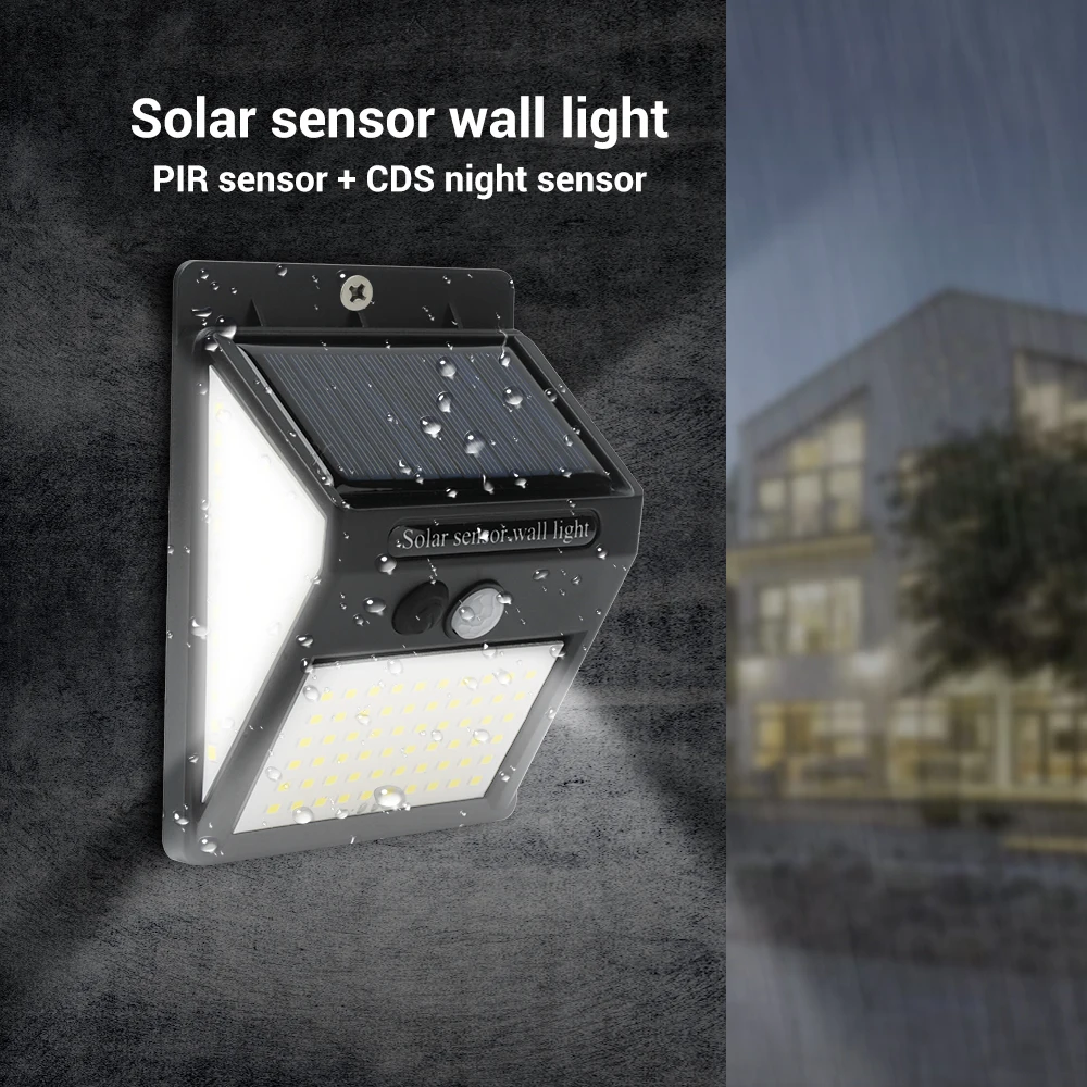 Уличная лампа на солнечной батарее BORUiT водонепроницаемый настсветильник