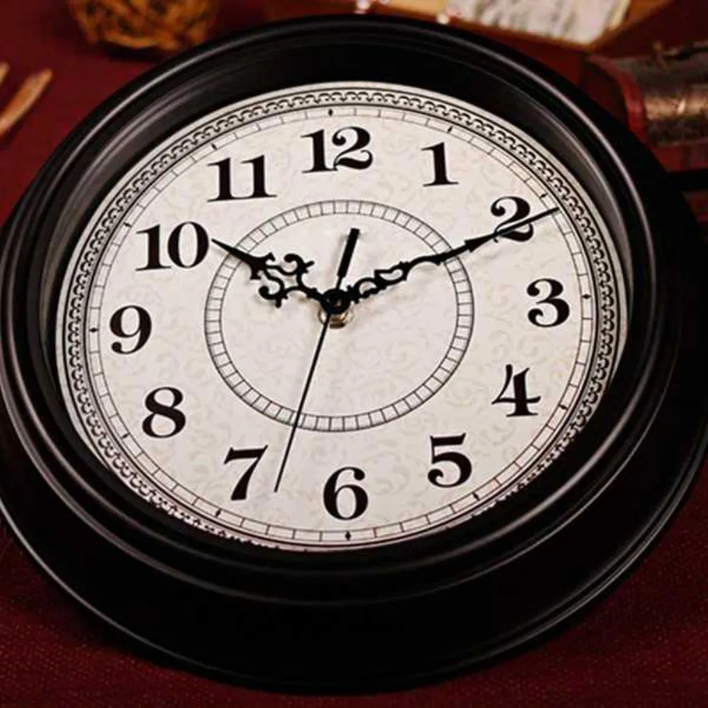 12 дюймовые настенные часы для гостиной бесшумные не тикают сделай сам Ретро