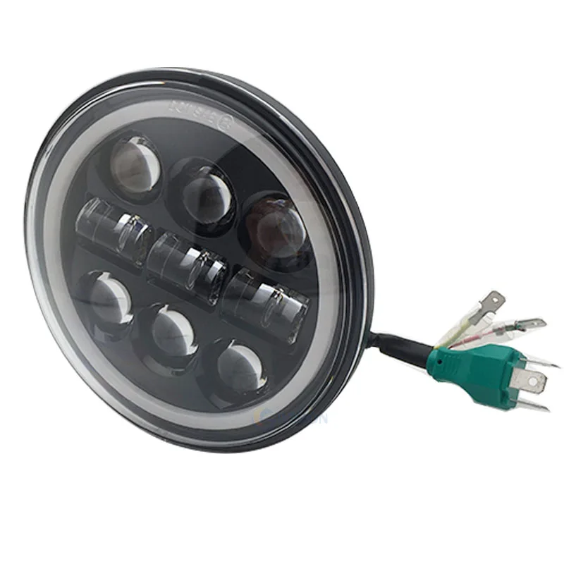 5 3/4 дюймов круглый светодиодный прожектор-Фара Hi/короче спереди и длиннее сзади)