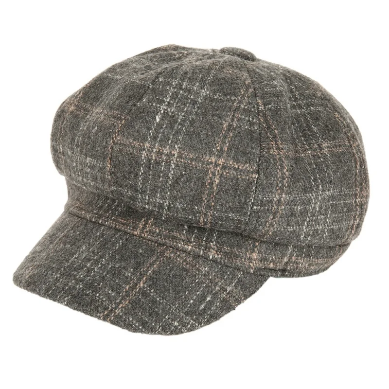 

Painter Hats Men Octagonal Retro Casual Style Newsboy Snapback Golf Gatsbie Caps