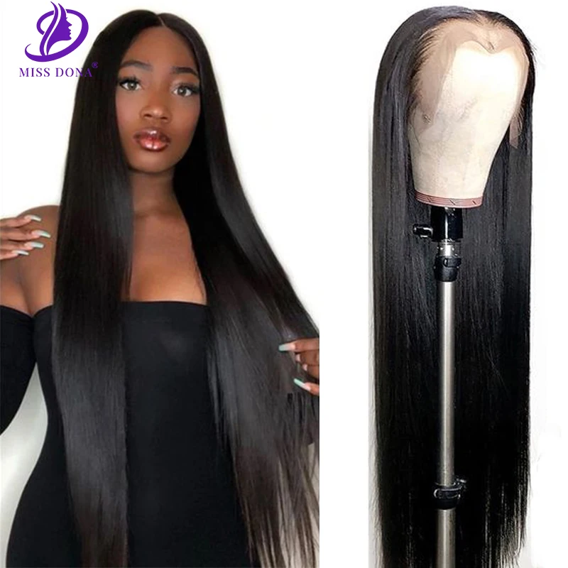 

Мисс королевы 28 30 дюймов прямые человеческие волосы парики из натуральных волос на кружевной 13x6 синтетические волосы полные парики фронта ...