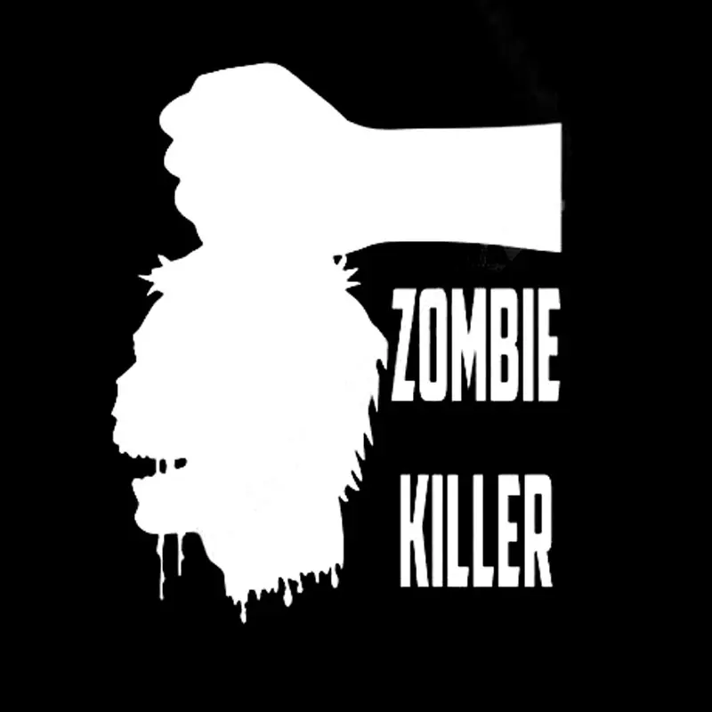 Автомобильная наклейка Aliauto Виниловая с зомби-убийцей ходячих мертвецов