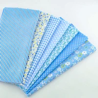 booksew cotton fabric light blue color various design fat quarter pillow quilting meter sewing texitle tissue patchwork curtain