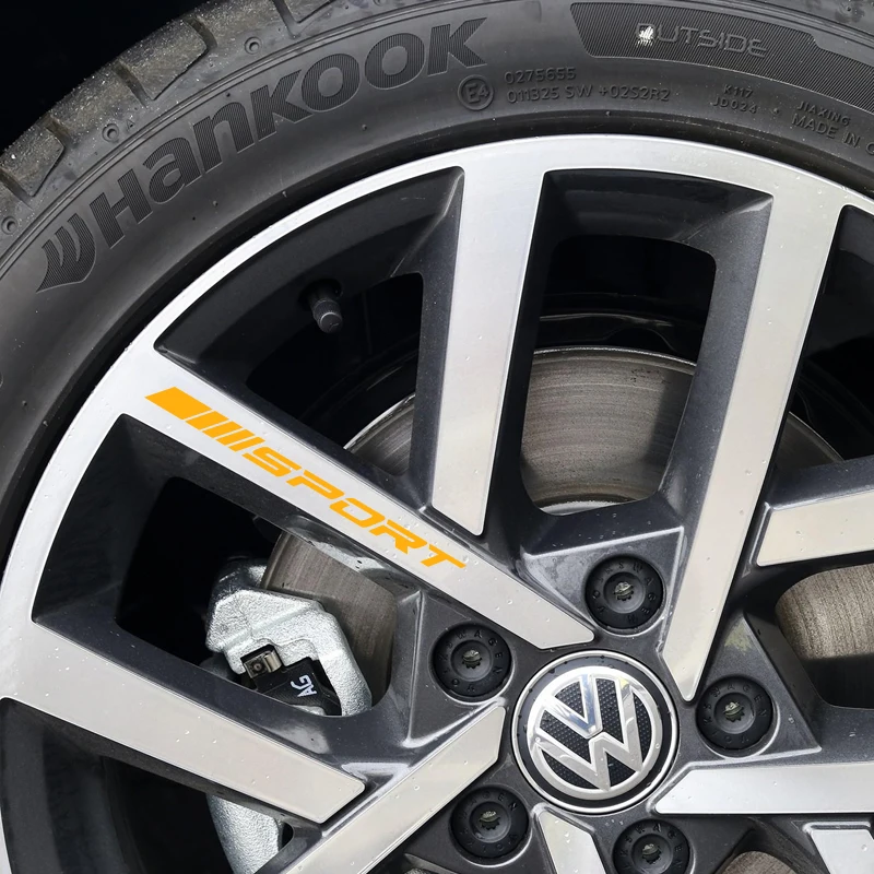 4 шт. автомобильные наклейки на колесные диски для Peugeot 206 207 208 306 307 308 407 408 |