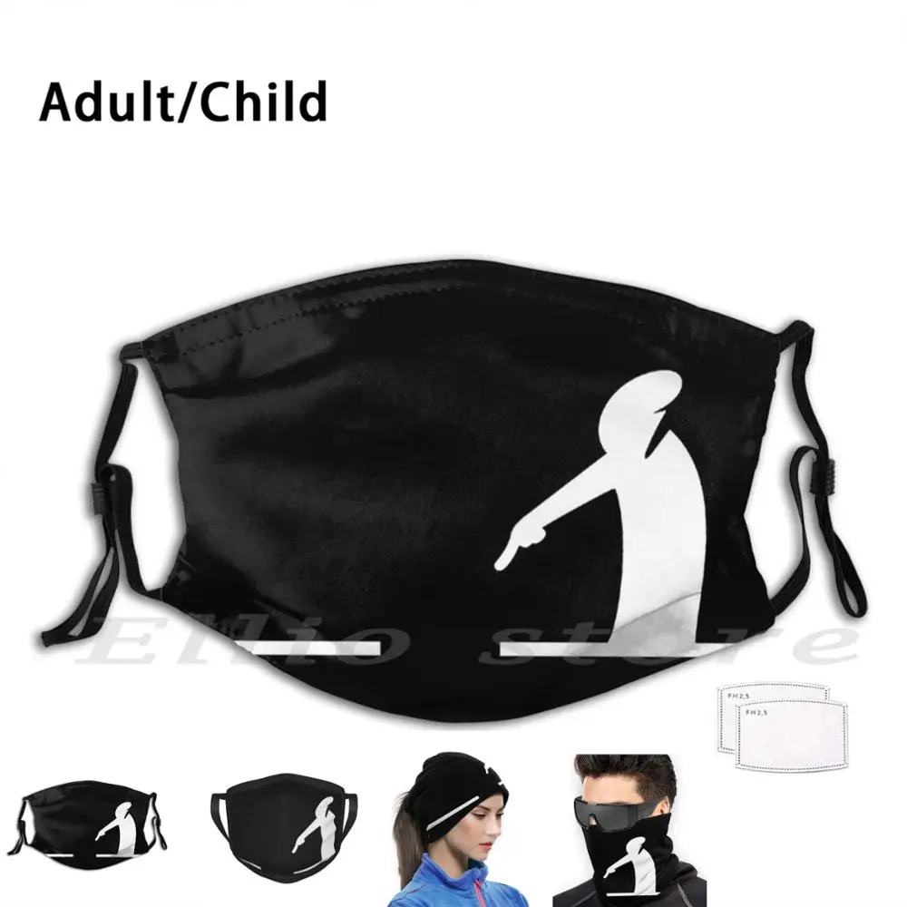 

Маска для взрослых и детей, многоразовый фильтр Pm2.5, линейный человек, линия мультфильмов, линия, линейка, меркл Aghaaye Khat Linus P Линьен бадум