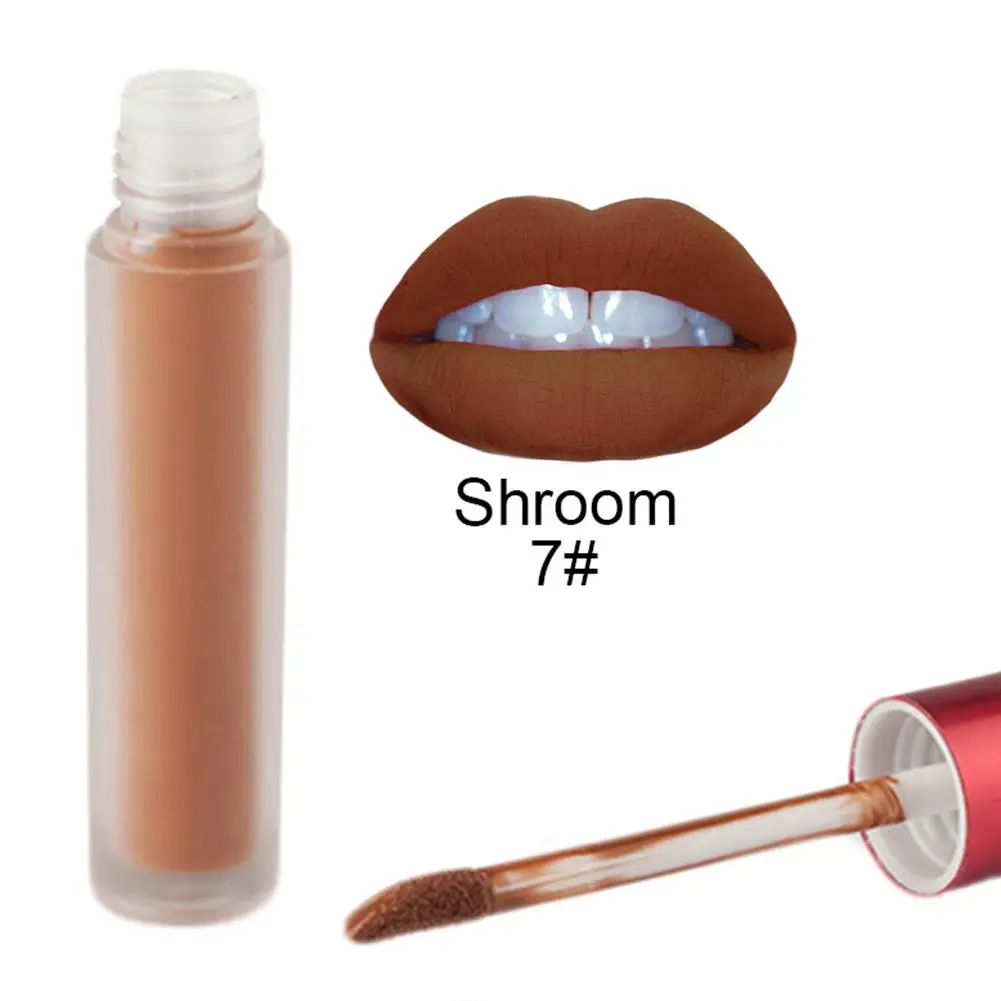 Бархатная жидкая губная помада сексуальный красный оттенок губ 12 видов цветов