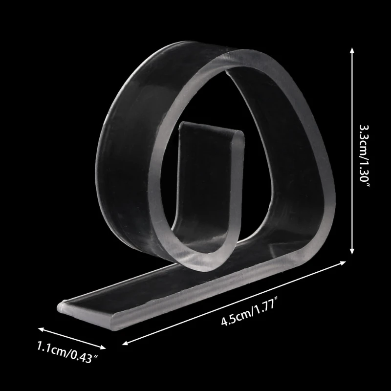 12 шт пластиковые прозрачные скатерти крышки стола зажимы зажим вечерние для