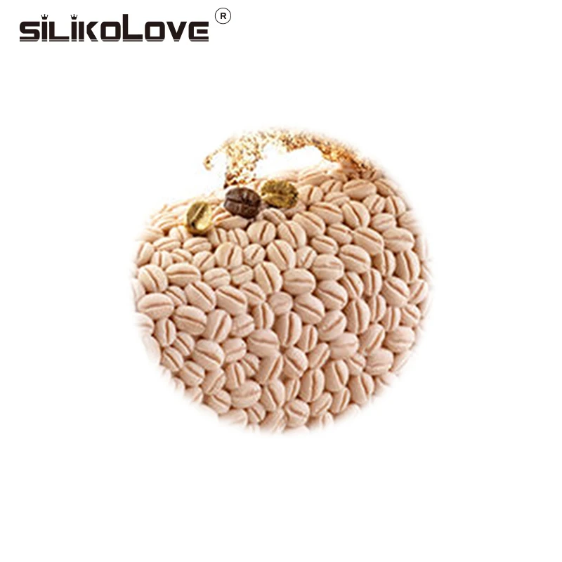 3D Силиконовый коврик Кофейные бобы Текстурный Мат Инструменты для украшения