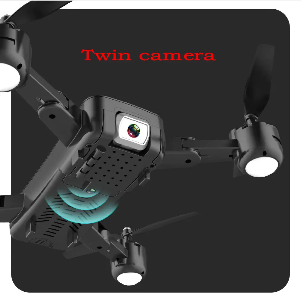 WiFi Радиоуправляемый Дрон 4K двойная широкоугольная камера оптический поток