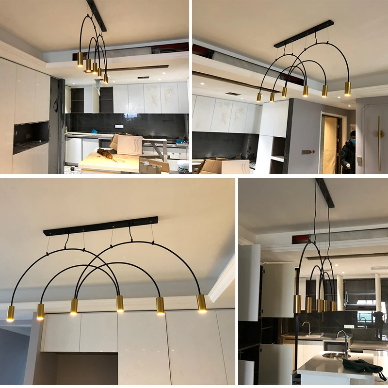 Современная Минималистичная Люстра для ресторана и бара Оригинальная