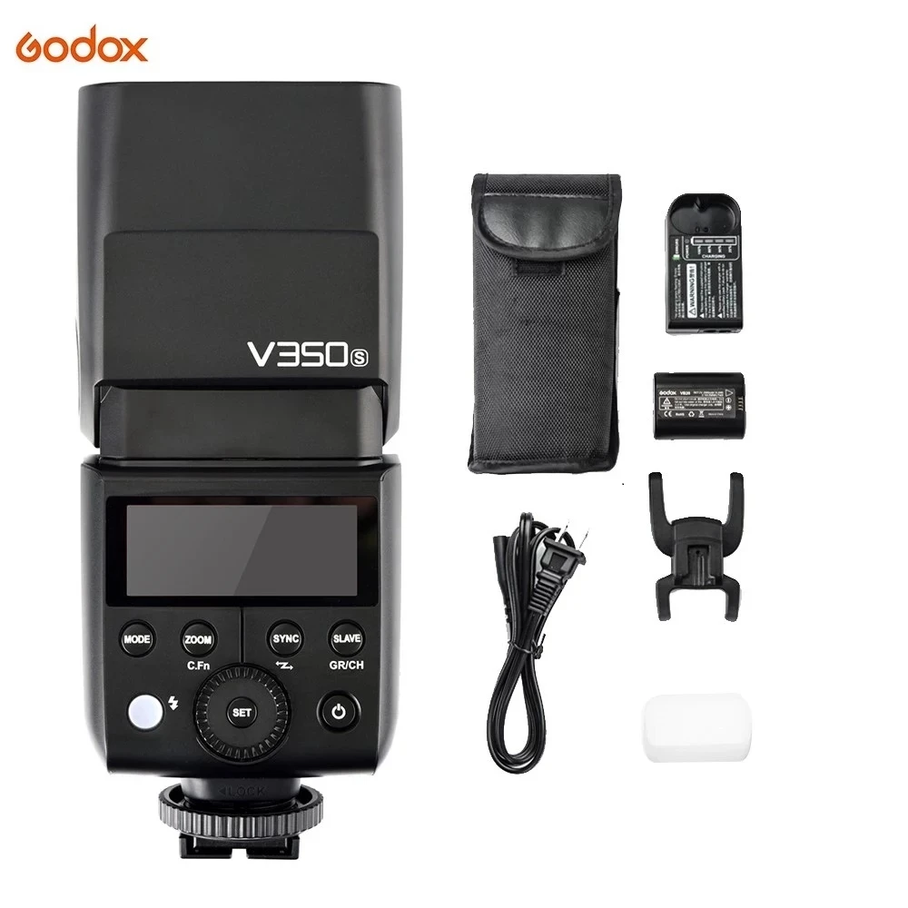 Godox V350S mini Компактный размер 2 4G Беспроводная вспышка для камеры TTL HSS Литий-ионный