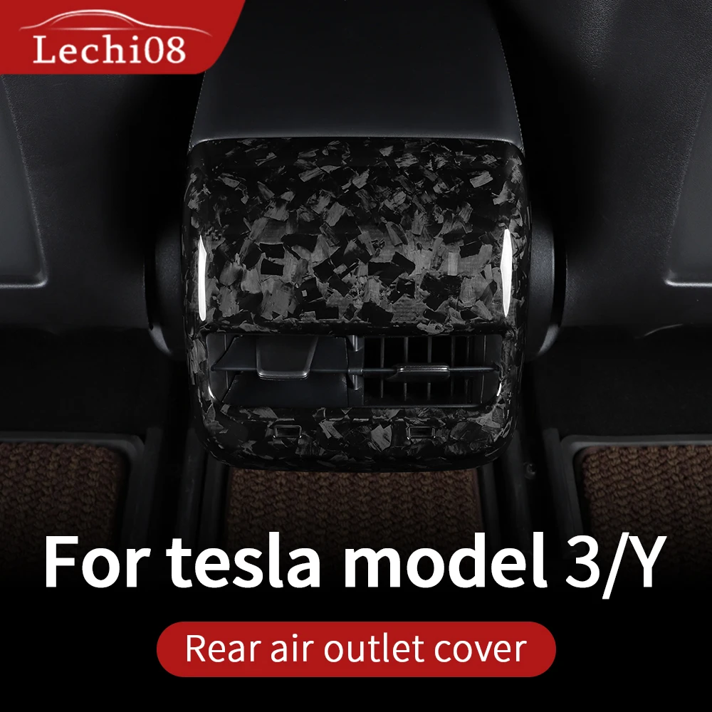 Настоящие кованые Углеродные волокна для Tesla model 3 Аксессуары/автомобильные