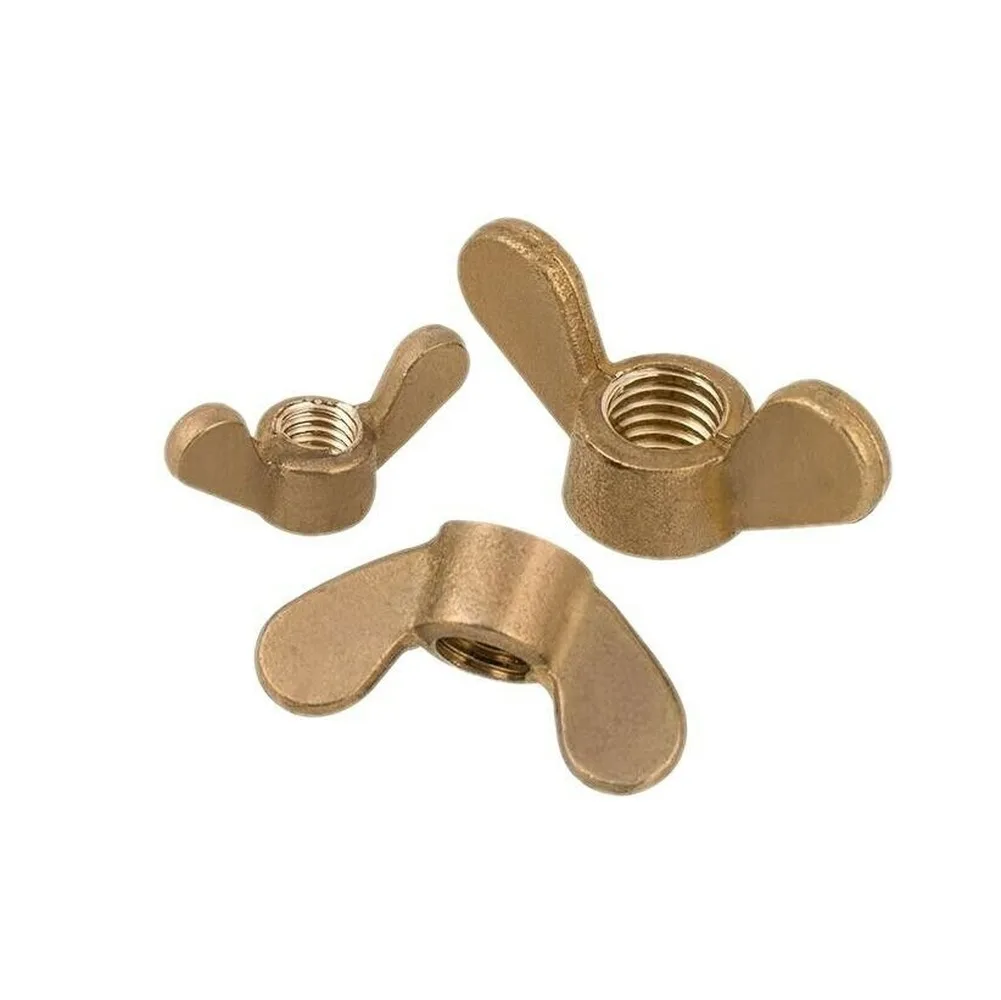 

M3 M4 M5 M6 M8 M10 M12 Wing Nut / Ingot Nut / Claw Nut / Hand Twist Copper Nut