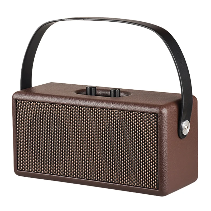 

D30 Portable Handle Wooden Bluetooth Speaker Mobile Computer Card U Disk Play High-Power Square Dance Small Stereo