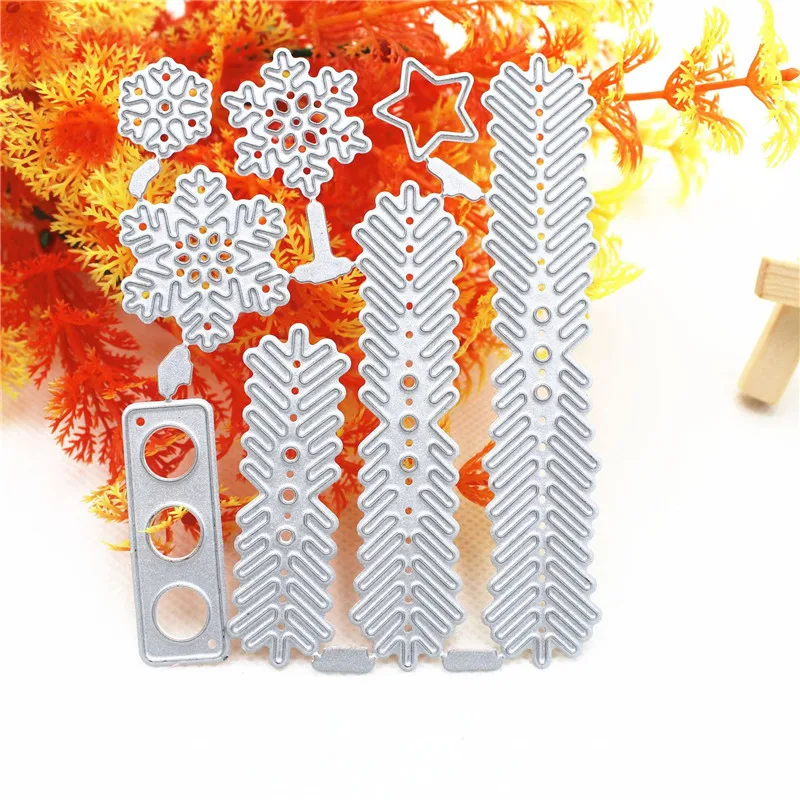 

Metal Cutting Die Of Snowflake Scrapbooking Mold Paper DIY Cards Postcard Handmade Craft Stencil Album Handcraft Embossing Mould