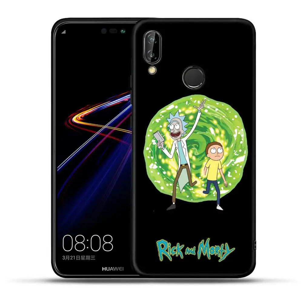 Чехол Рик и Морти для huawei P20 P30 Pro mate 10 20 Lite Y5 Y6 Y7 Y9 Prime P Smart Plus чехол s силиконовый чехол Coque Etui